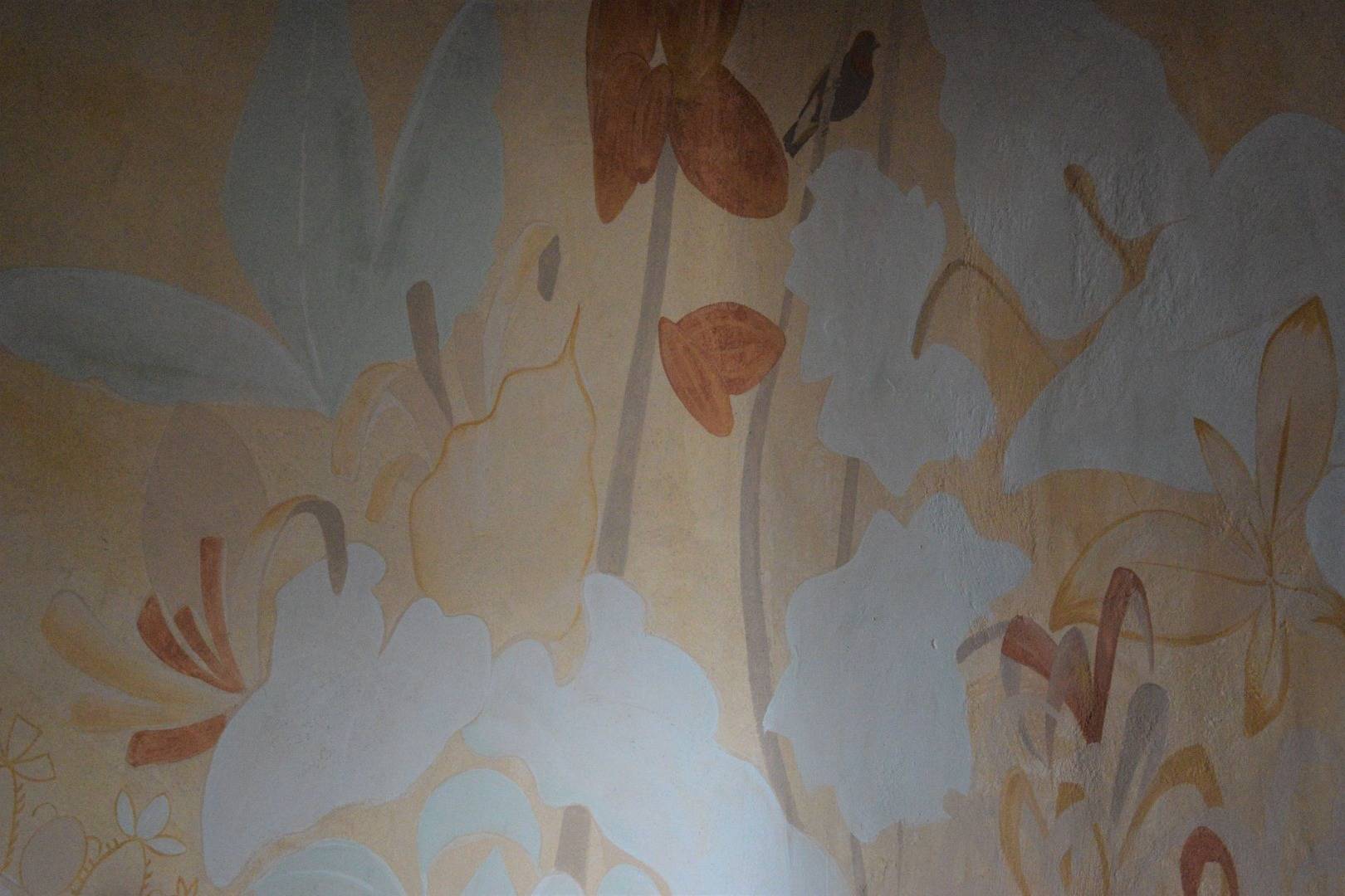Archidixie - décor fresque peinture à l'argile enduit chaux